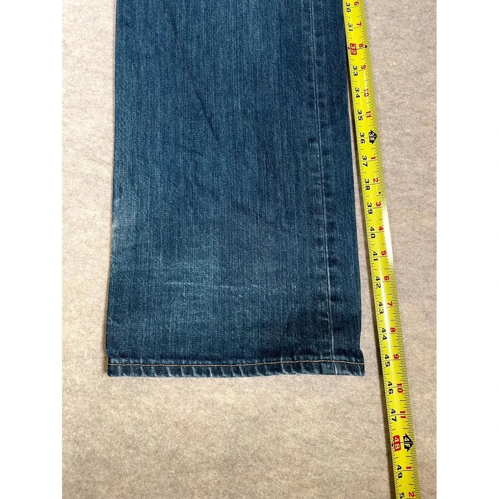 Levis 501 Original Fit Jeans Mens 38x34 Blue Denim‎ Mid Rise Cotton Medium Wash